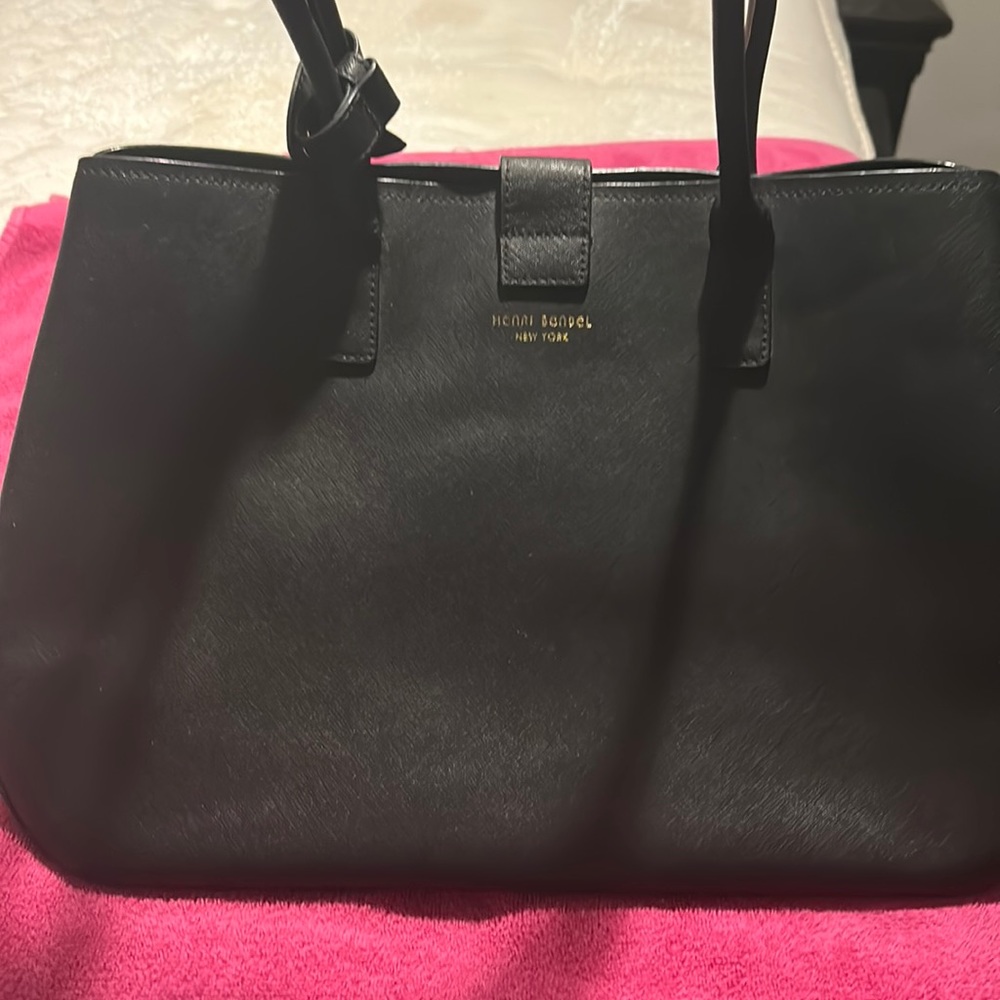Black Henri Bendel tote